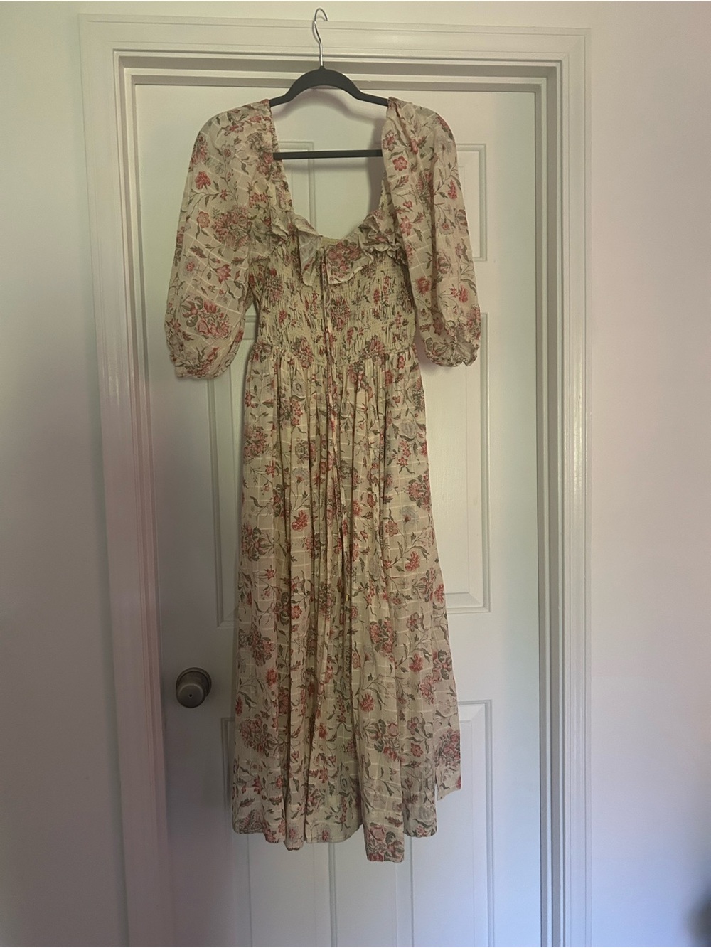 Free People Oasis Printed Midi Dress with Floral Print - Picture 5 of 7